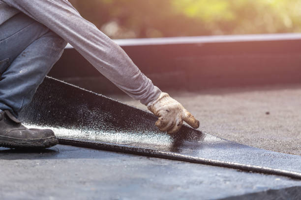 Professional Basement Waterproofing technician working in Luxemburg, WI